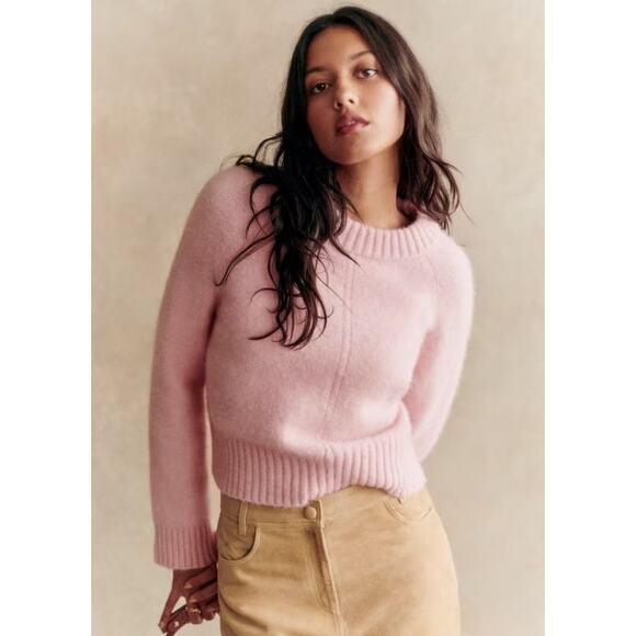 Sezane Sweaters - La Maille Sezane Sama Jumper in Light Pink Size L✨